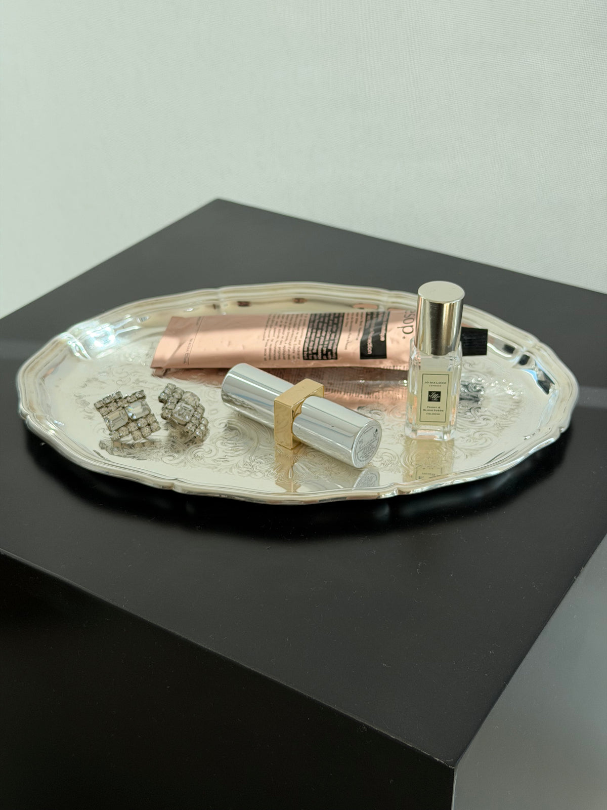Oval Engraved Vanity Tray - view 2